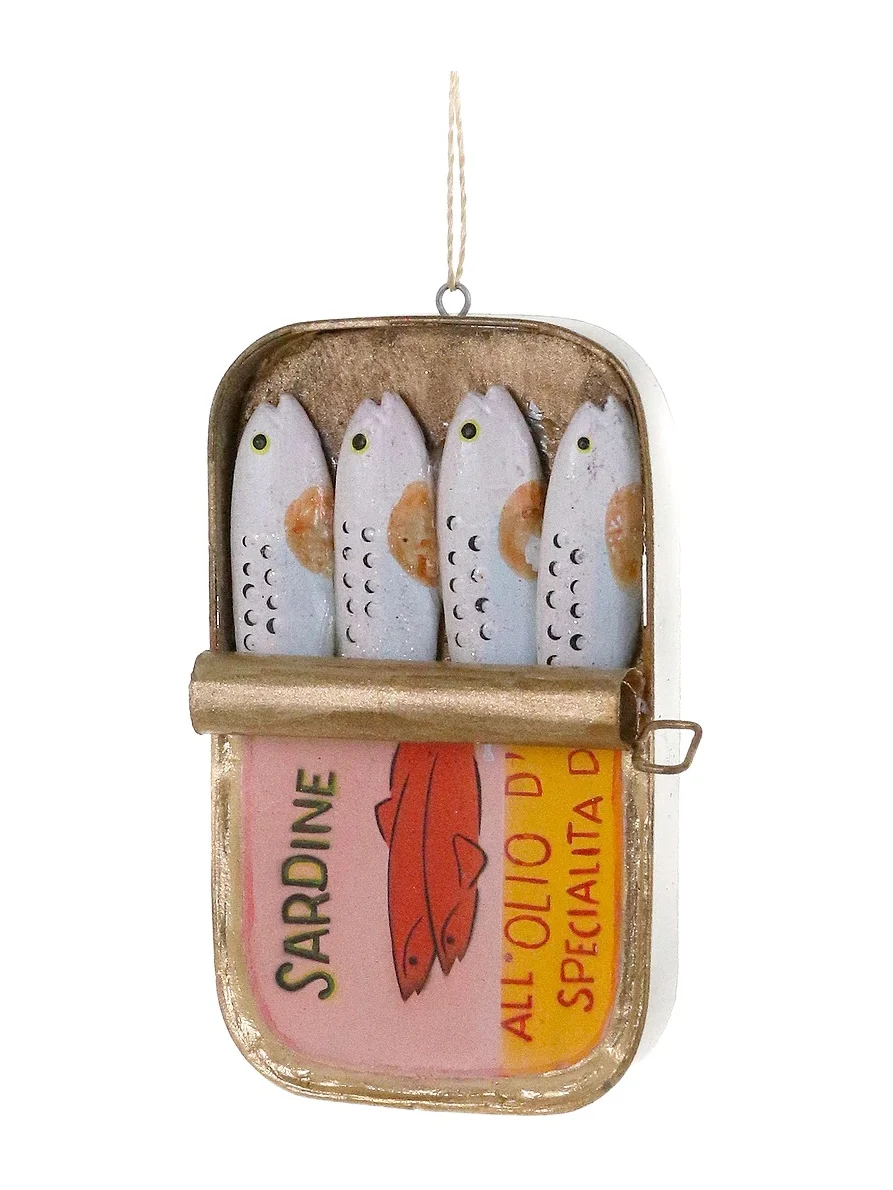 Cody Foster & Co Packaged Sardines Ornament