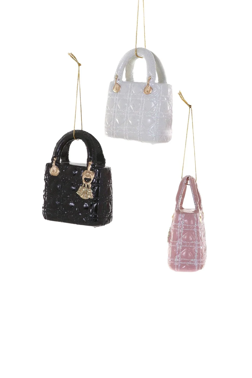 Cody Foster & Co Set Of 3 Posh Handbag Ornaments