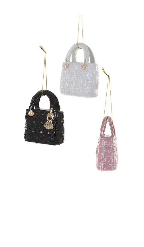 Cody Foster & Co Set Of 3 Posh Handbag Ornaments