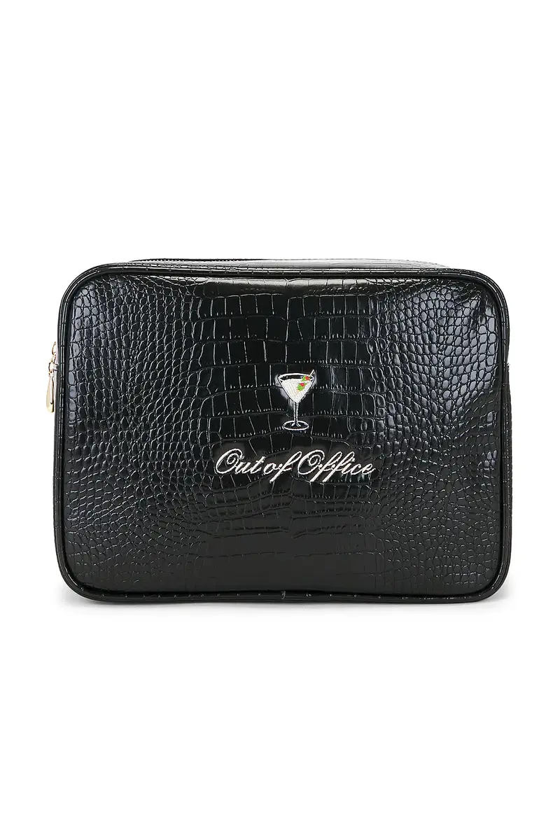 Abbode Out Of Office Martini Croc Pouch | Thumbnail 3