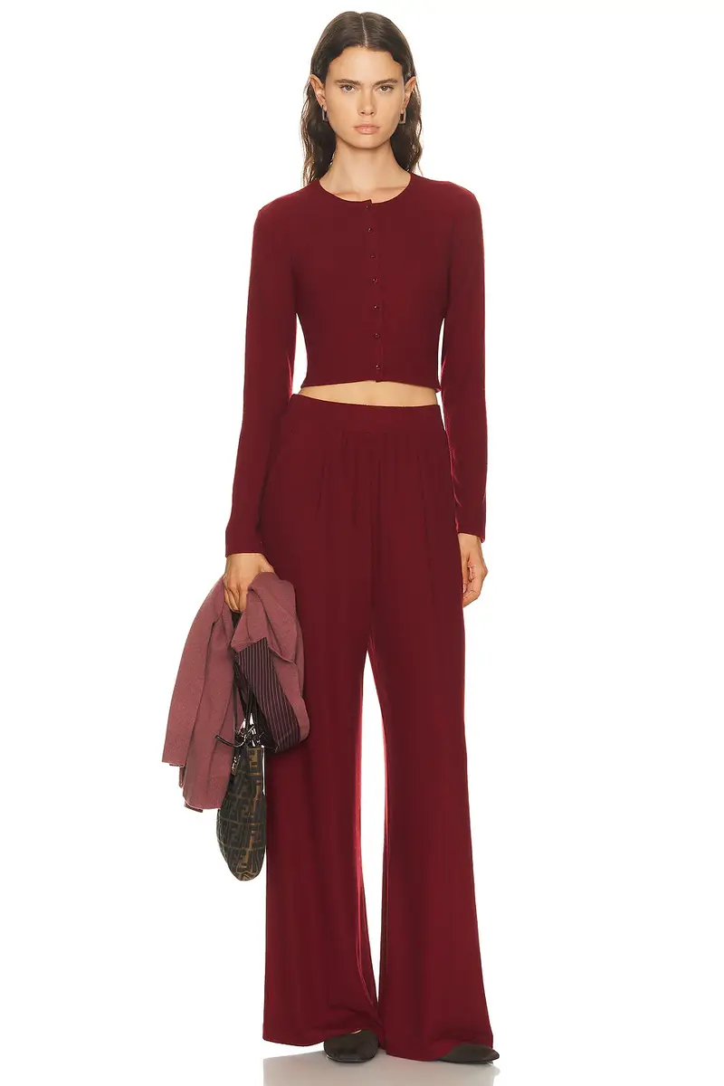 LESET Lauren Crop Cardigan | Thumbnail 4