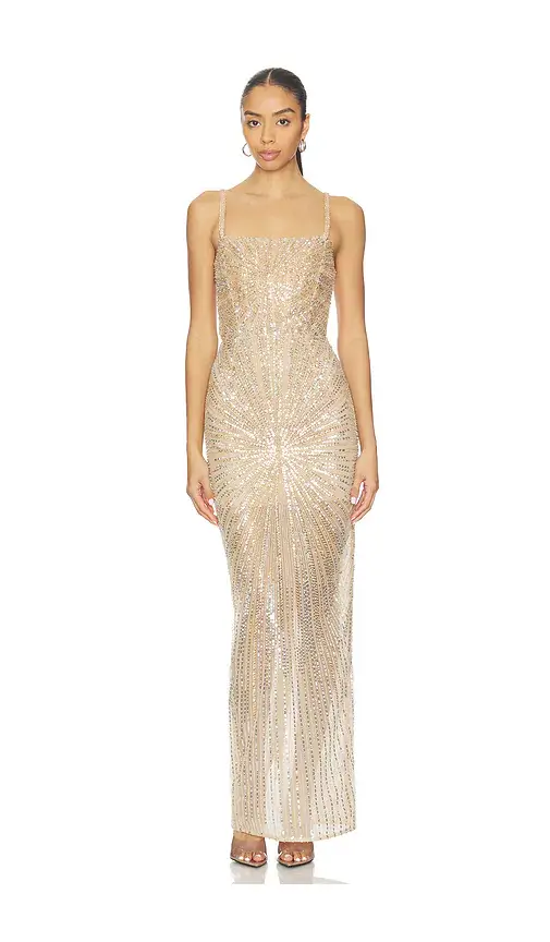 Dahlia Maxi Dress With Straps