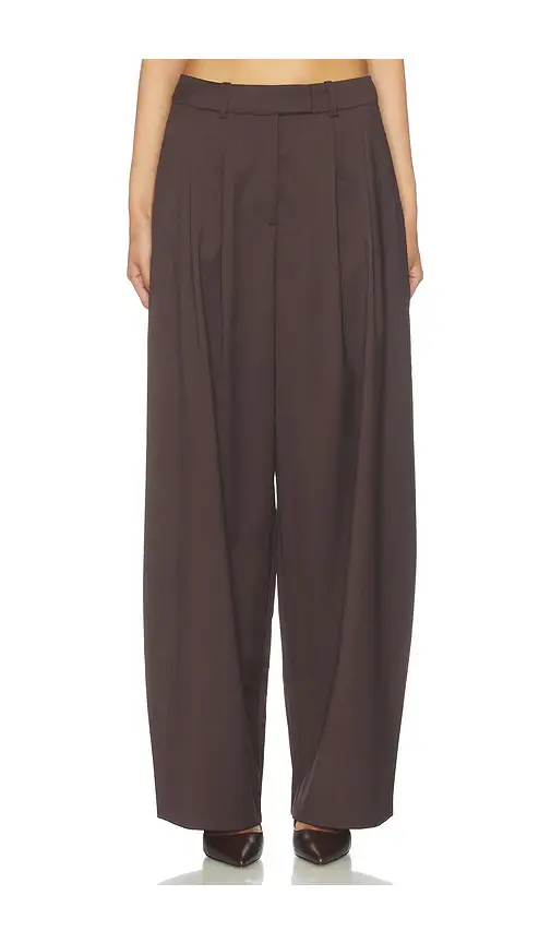 REMAIN Cocoon Suiting Pants With Pleats