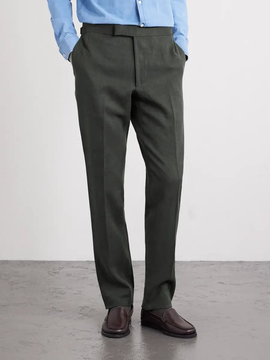 Thom Sweeney Double-Breasted Linen Suit - Men | Thumbnail 3 Thom Sweeney Double-Breasted Linen Suit - Men | Thumbnail 3