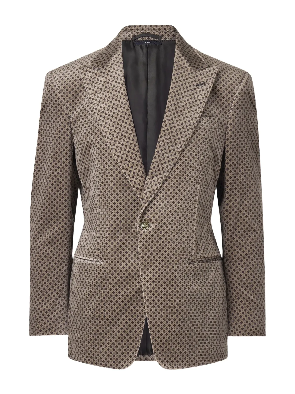 dunhill Slim-Fit Printed Cotton-Blend Velvet Tuxedo Jacket - Men
