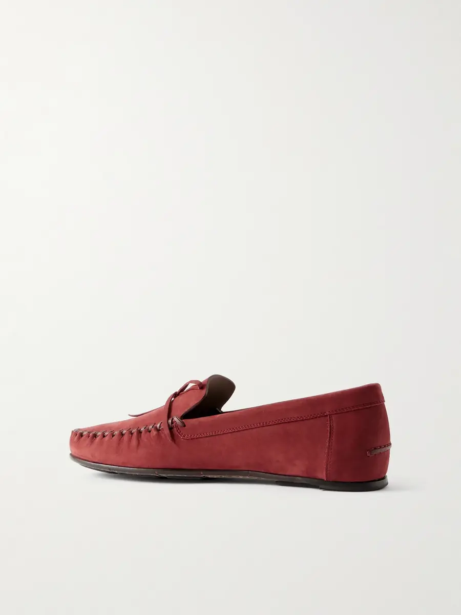Manolo Blahnik Gargano Tasselled Nubuck Driving Shoes - Men | Thumbnail 4 Manolo Blahnik Gargano Tasselled Nubuck Driving Shoes - Men | Thumbnail 4