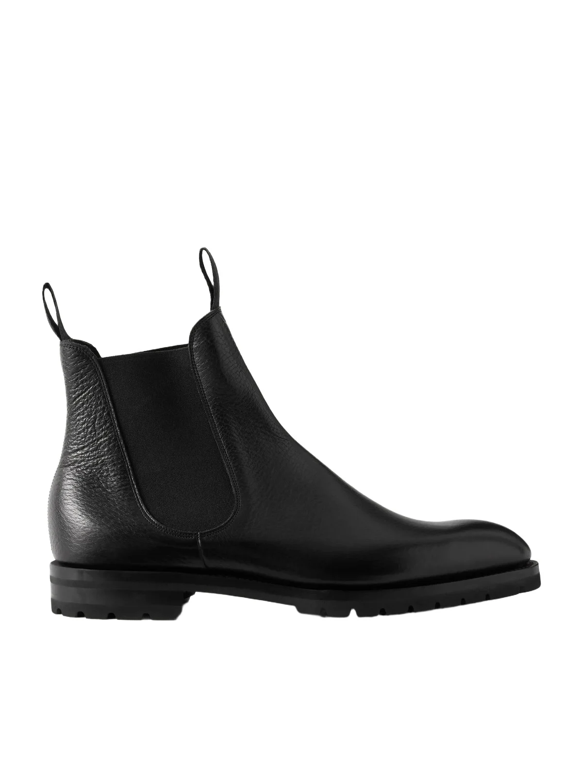 Edward Green Newmarket Grained-Leather Chelsea Boots - Men