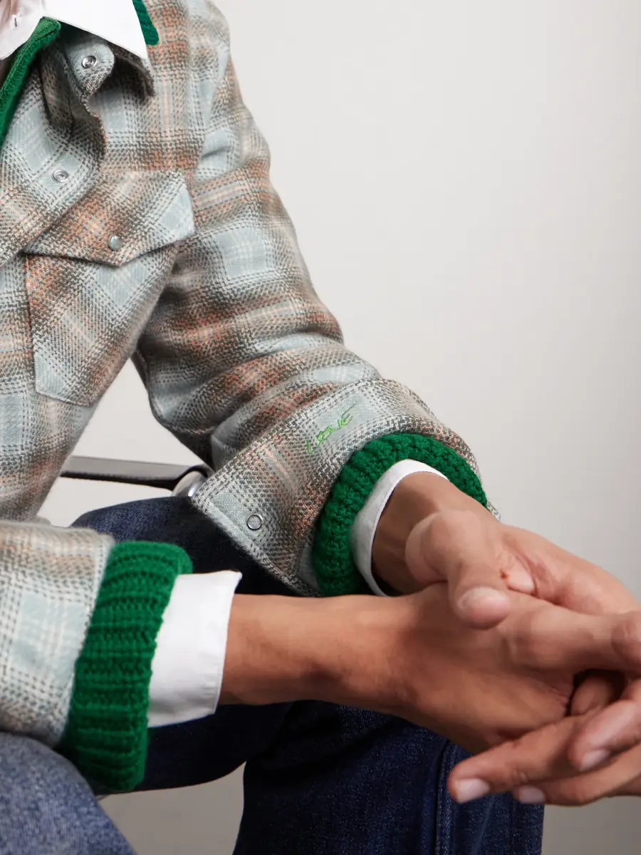 God’s True Cashmere Joy Checked Cashmere Shirt - Men | Thumbnail 5 God’s True Cashmere Joy Checked Cashmere Shirt - Men | Thumbnail 5