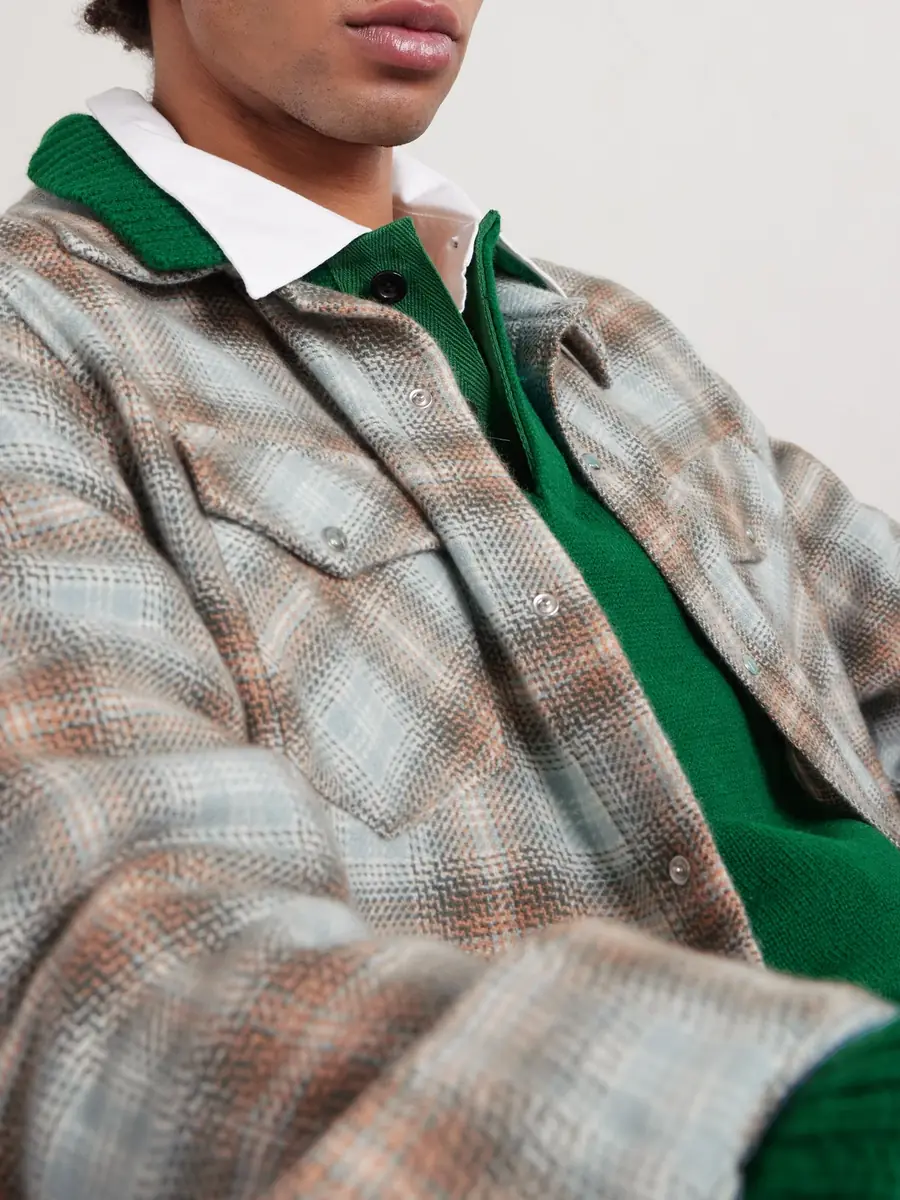 God’s True Cashmere Joy Checked Cashmere Shirt - Men | Thumbnail 6 God’s True Cashmere Joy Checked Cashmere Shirt - Men | Thumbnail 6