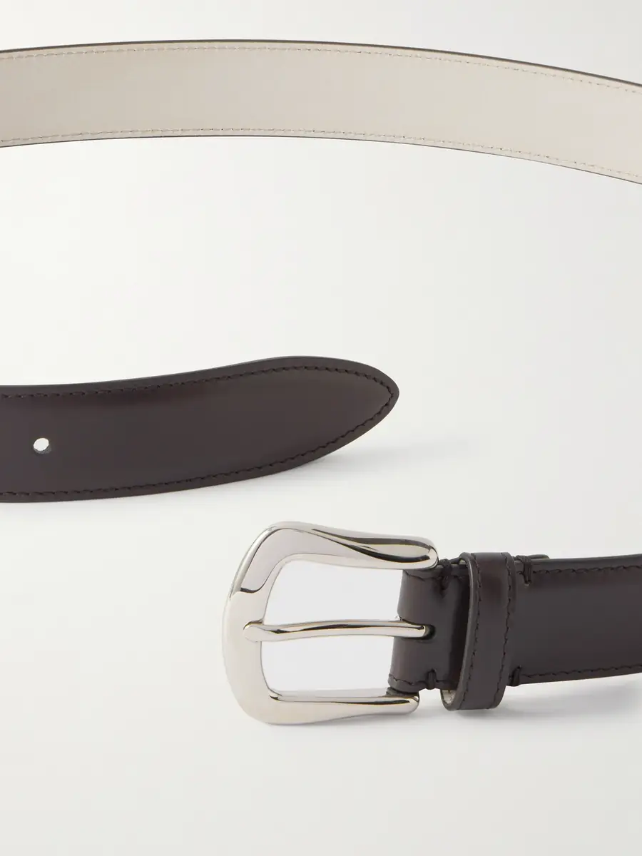 Brunello Cucinelli 3cm Leather Belt - Men | Thumbnail 3