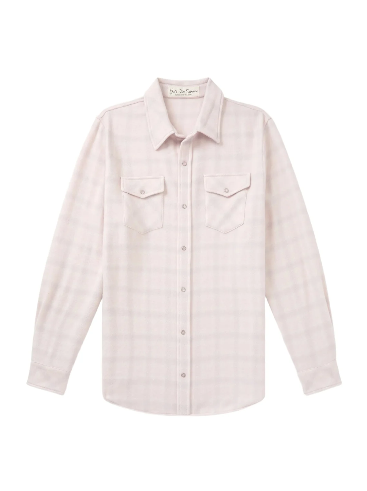 Clarity Ombre Checked Cashmere Shirt - Men
