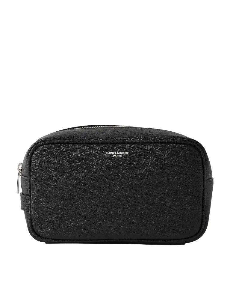 Saint Laurent Full-Grain Leather Pouch - Men | Image 1 Saint Laurent Full-Grain Leather Pouch - Men | Image 1
