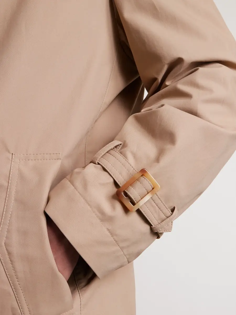 Brunello Cucinelli Belted Cotton-Blend Trench Coat - Men | Thumbnail 6
