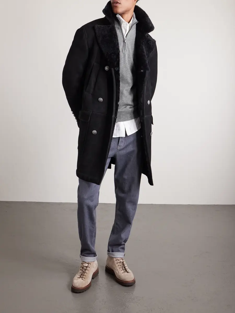 Brunello Cucinelli Cashmere Half-Zip Sweater - Men | Thumbnail 2