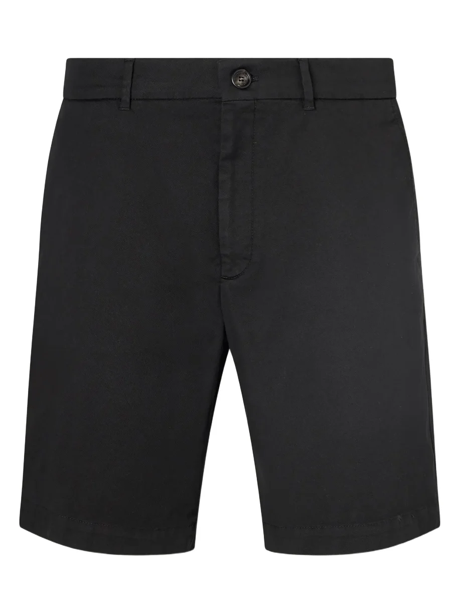 Straight-Leg Cotton-Blend Bermuda Shorts - Men Straight-Leg Cotton-Blend Bermuda Shorts - Men