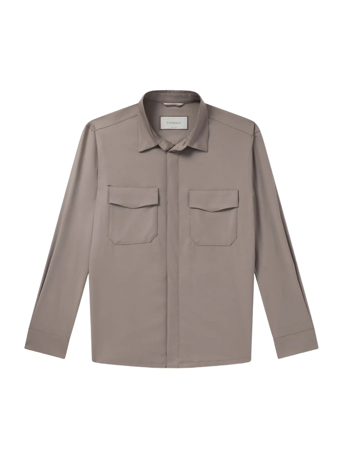 Wool-Blend Overshirt - Men Wool-Blend Overshirt - Men