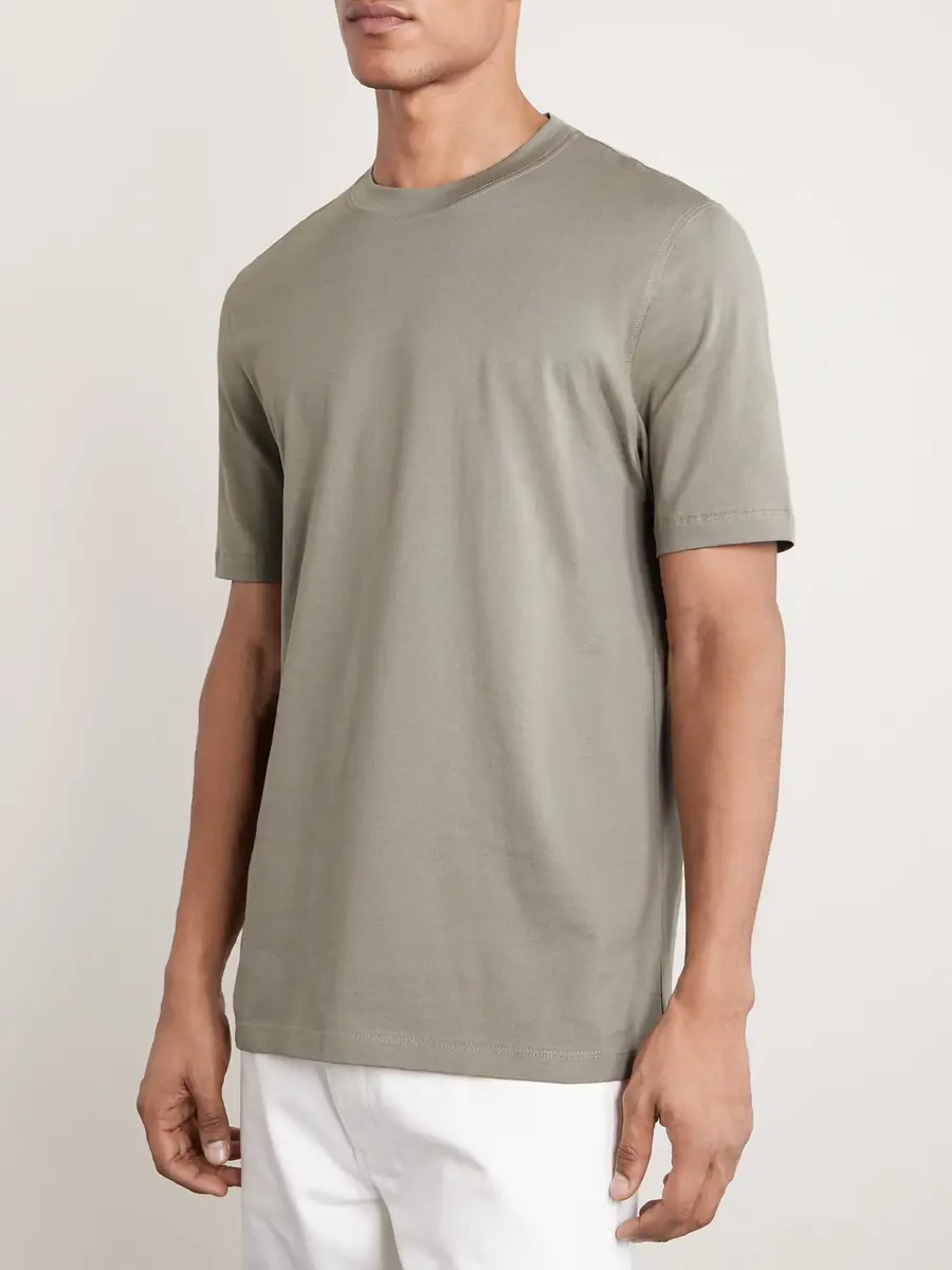 Brunello Cucinelli Cotton-Jersey T-Shirt - Men | Thumbnail 3 Brunello Cucinelli Cotton-Jersey T-Shirt - Men | Thumbnail 3