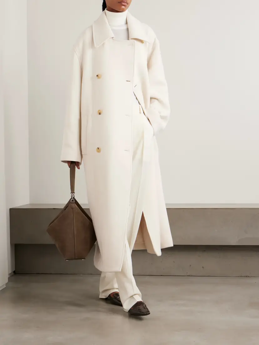 TOTEME Shield Oversized Double-breasted Wool-blend Coat | Thumbnail 2 TOTEME Shield Oversized Double-breasted Wool-blend Coat | Thumbnail 2