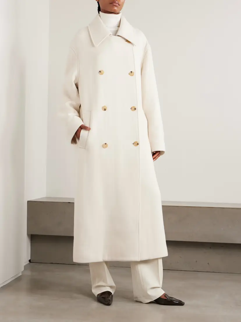 TOTEME Shield Oversized Double-breasted Wool-blend Coat | Thumbnail 3 TOTEME Shield Oversized Double-breasted Wool-blend Coat | Thumbnail 3