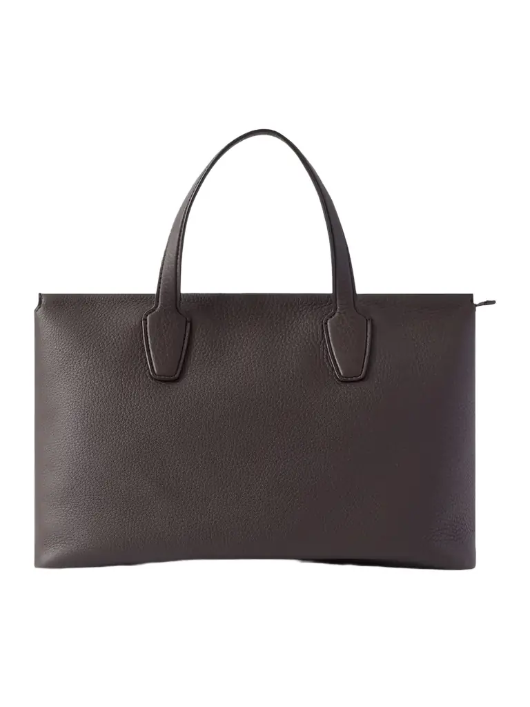 The Row Marcel Textured-leather Tote | Thumbnail 1 The Row Marcel Textured-leather Tote | Thumbnail 1