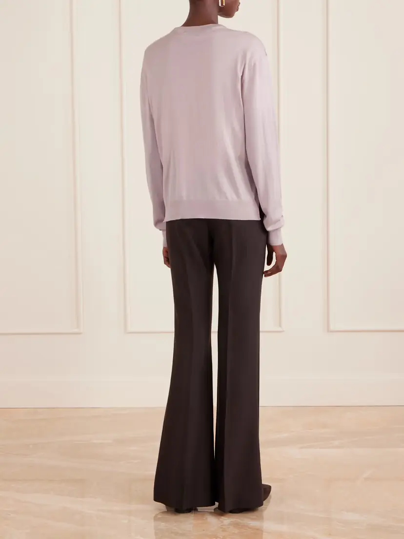 Jil Sander Cashmere, Wool And Silk-blend Sweater | Thumbnail 3 Jil Sander Cashmere, Wool And Silk-blend Sweater | Thumbnail 3