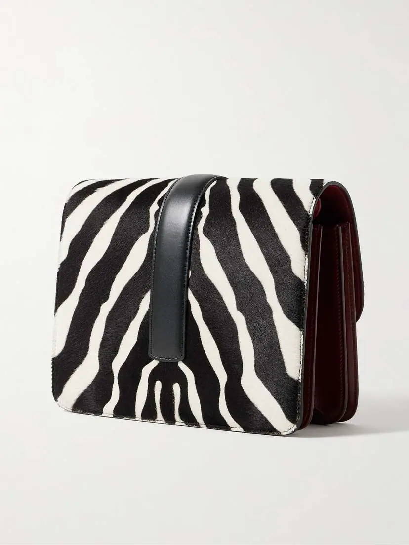 Khaite Blake Zebra-print Calf Hair And Leather Shoulder Bag | Thumbnail 3 Khaite Blake Zebra-print Calf Hair And Leather Shoulder Bag | Thumbnail 3