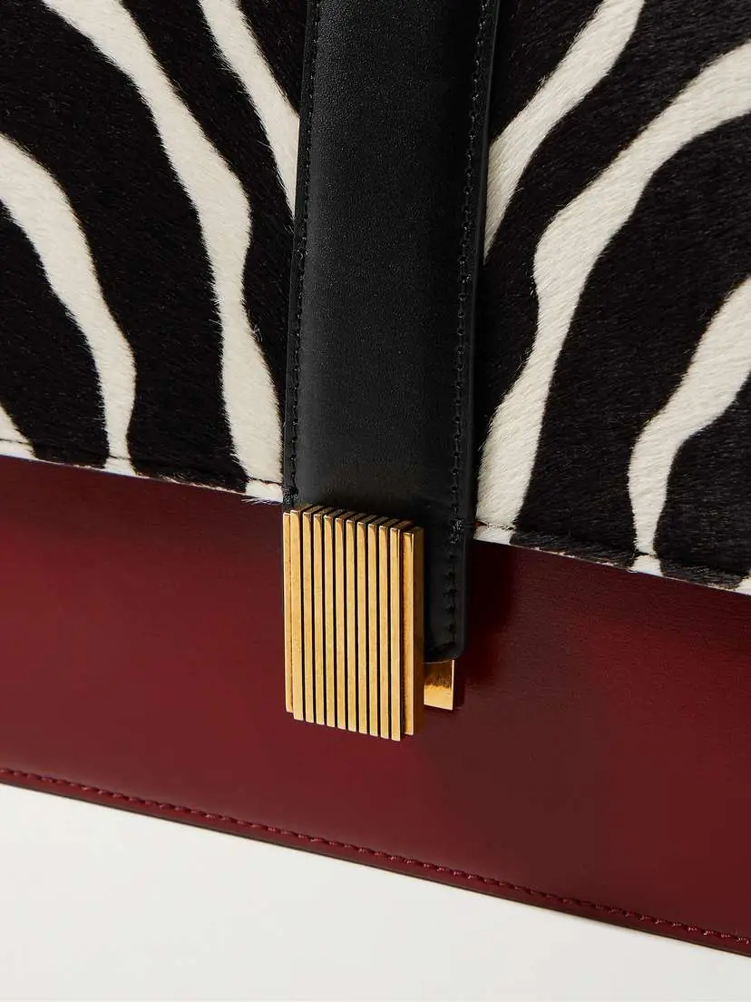 Khaite Blake Zebra-print Calf Hair And Leather Shoulder Bag | Thumbnail 4 Khaite Blake Zebra-print Calf Hair And Leather Shoulder Bag | Thumbnail 4