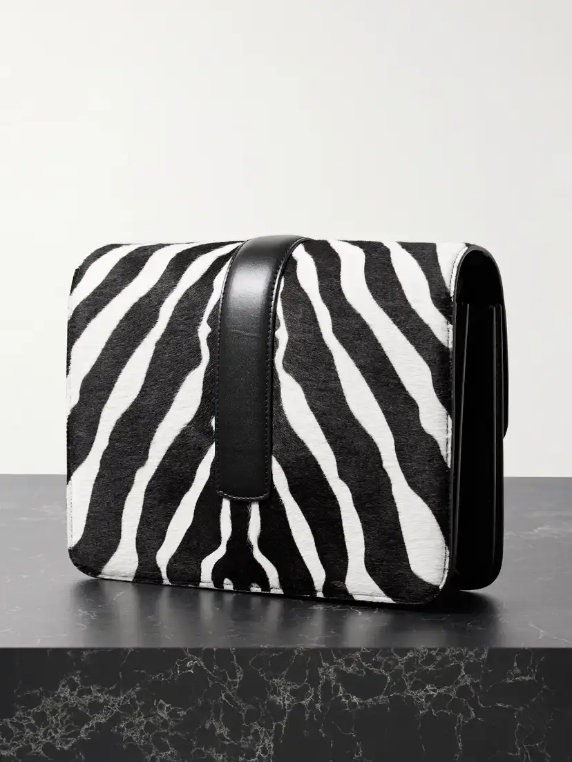 Khaite Blake Zebra-print Calf Hair And Leather Shoulder Bag | Thumbnail 3 Khaite Blake Zebra-print Calf Hair And Leather Shoulder Bag | Thumbnail 3