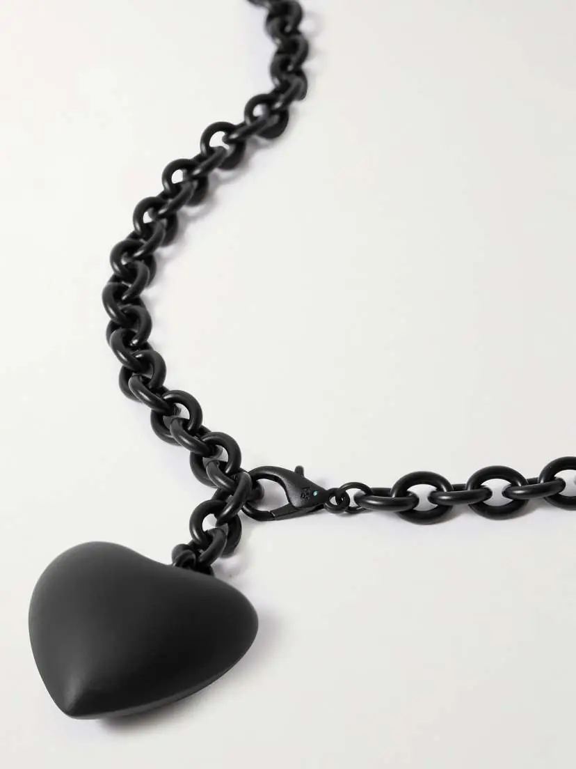 Roxanne Assoulin The Puffy Heart Metal Necklace | Thumbnail 3 Roxanne Assoulin The Puffy Heart Metal Necklace | Thumbnail 3