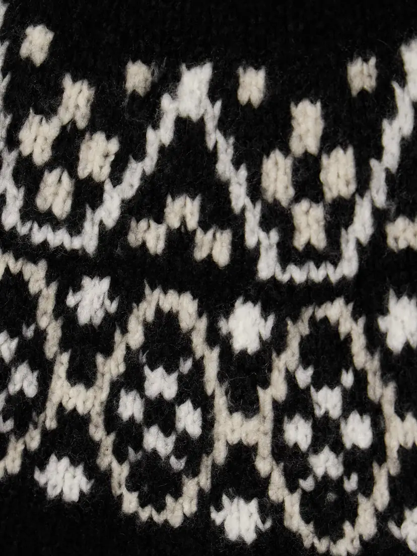 Nili Lotan Chrissy Fair Isle Jacquard-knit Cashmere And Silk-blend Sweater | Thumbnail 5