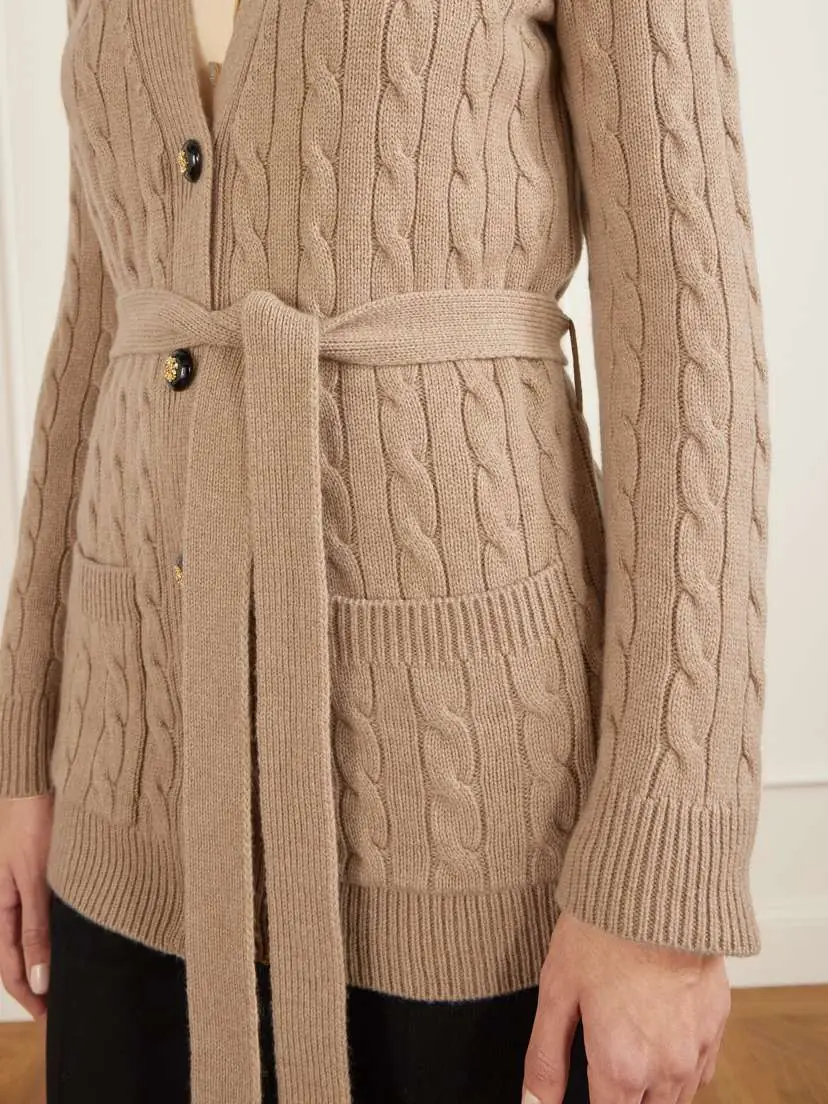 Valentino Garavani Cable-knit Cashmere Cardigan | Thumbnail 5 Valentino Garavani Cable-knit Cashmere Cardigan | Thumbnail 5