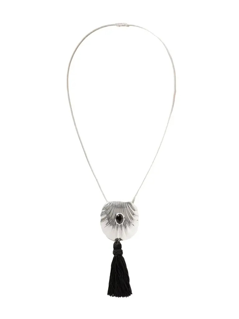 Petra Silver Onyx Necklace Petra Silver Onyx Necklace