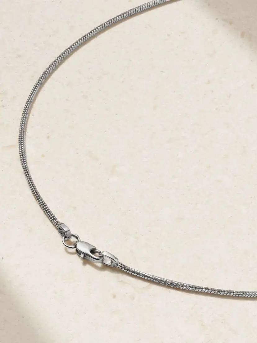 Juju Vera Petra Silver Onyx Necklace | Thumbnail 3 Juju Vera Petra Silver Onyx Necklace | Thumbnail 3