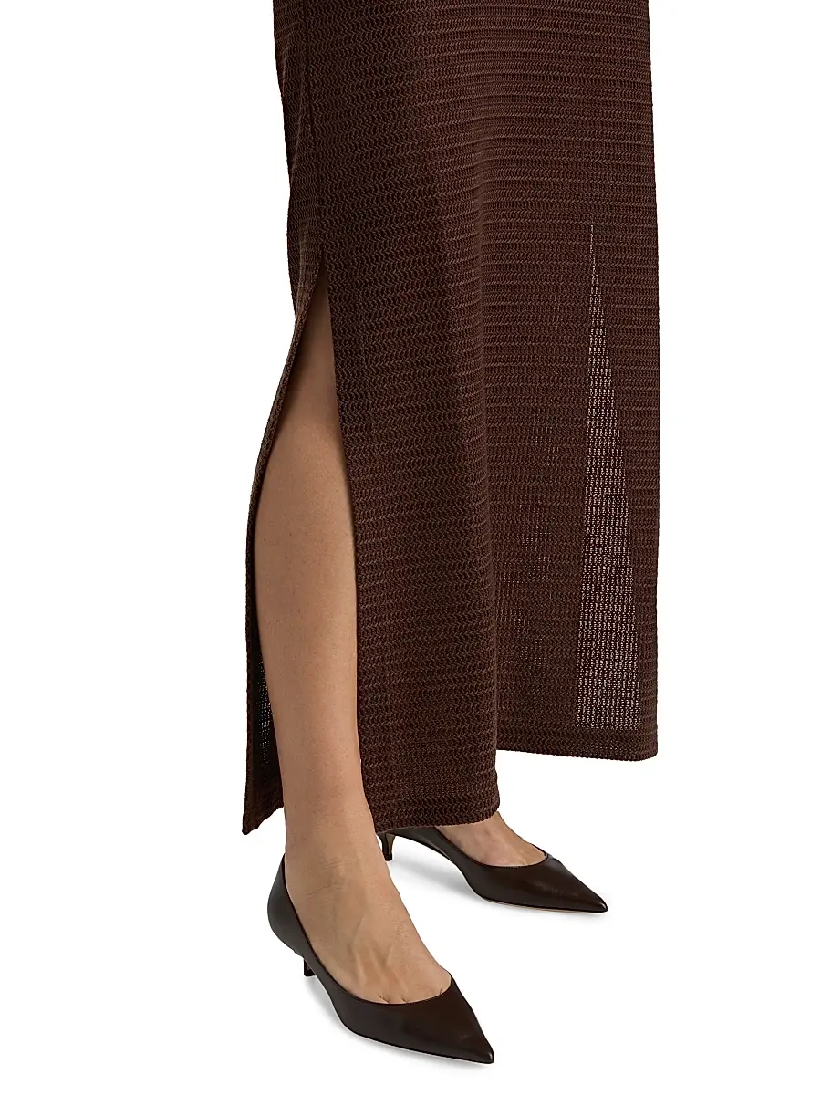 Simkhai Women's Nicky Knit Cover-Up Midi-Skirt | Thumbnail 6 Simkhai Women's Nicky Knit Cover-Up Midi-Skirt | Thumbnail 6