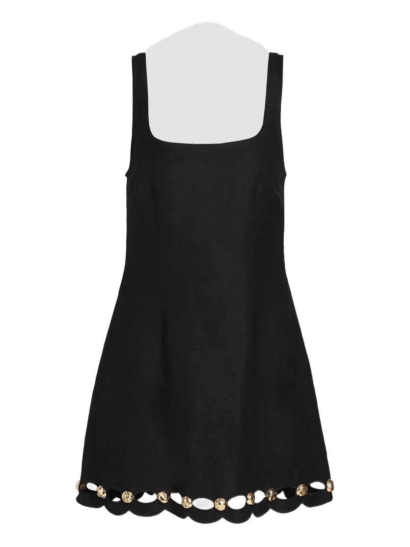 Women's Lindley Linen-Blend Sleeveless Midi-Dress Women's Lindley Linen-Blend Sleeveless Midi-Dress