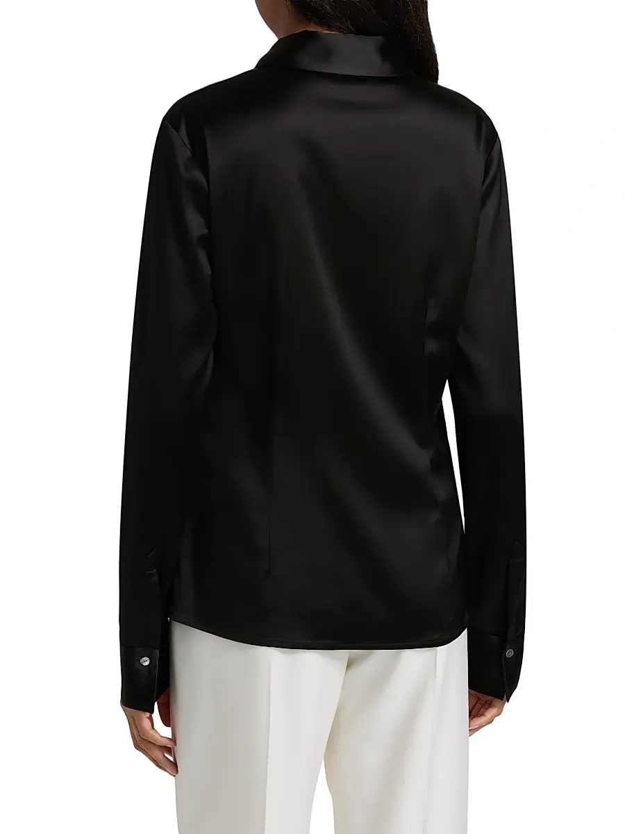 Ramy Brook Women's Serena Laced Satin Top | Thumbnail 5 Ramy Brook Women's Serena Laced Satin Top | Thumbnail 5