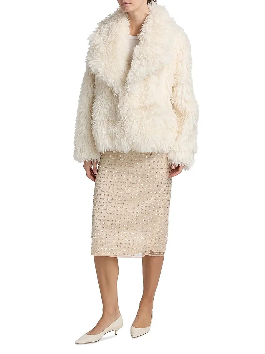 Staud Women's Soprano Faux Shearling Jacket | Thumbnail 2 Staud Women's Soprano Faux Shearling Jacket | Thumbnail 2
