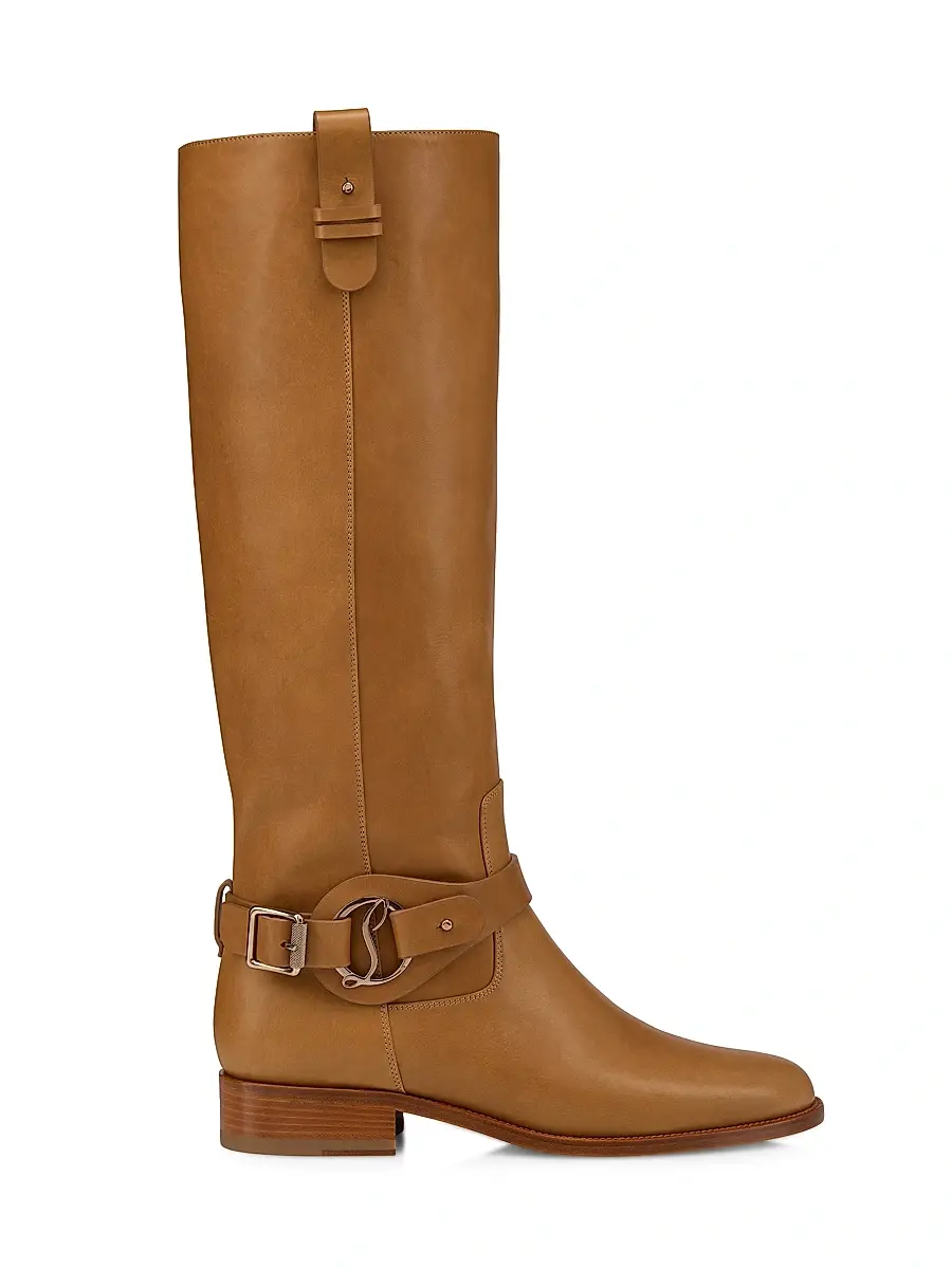 Christian Louboutin Women's Dianouchette Botta Leather Boots | Image 1 Christian Louboutin Women's Dianouchette Botta Leather Boots | Image 1