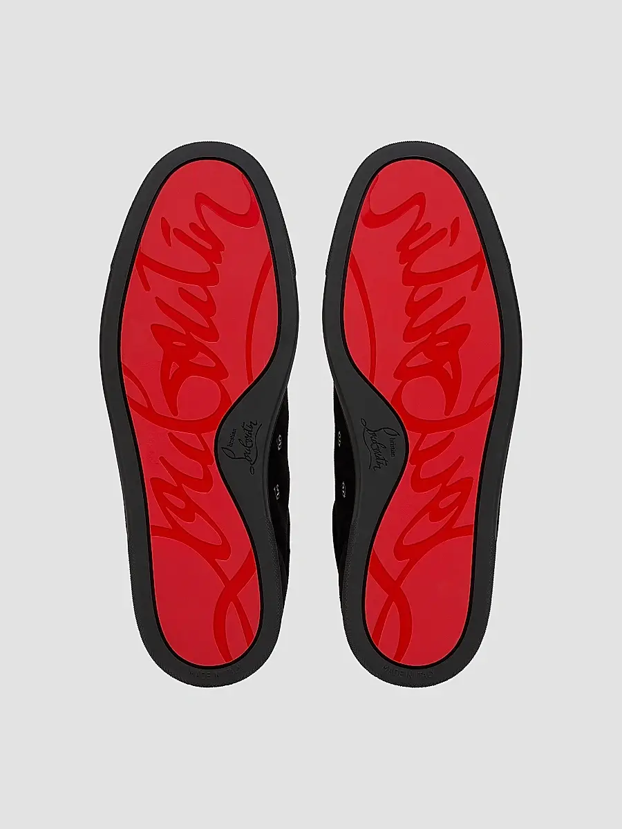 Christian Louboutin Men's Louis Jr P Perla Low-Top Sneakers | Thumbnail 5 Christian Louboutin Men's Louis Jr P Perla Low-Top Sneakers | Thumbnail 5