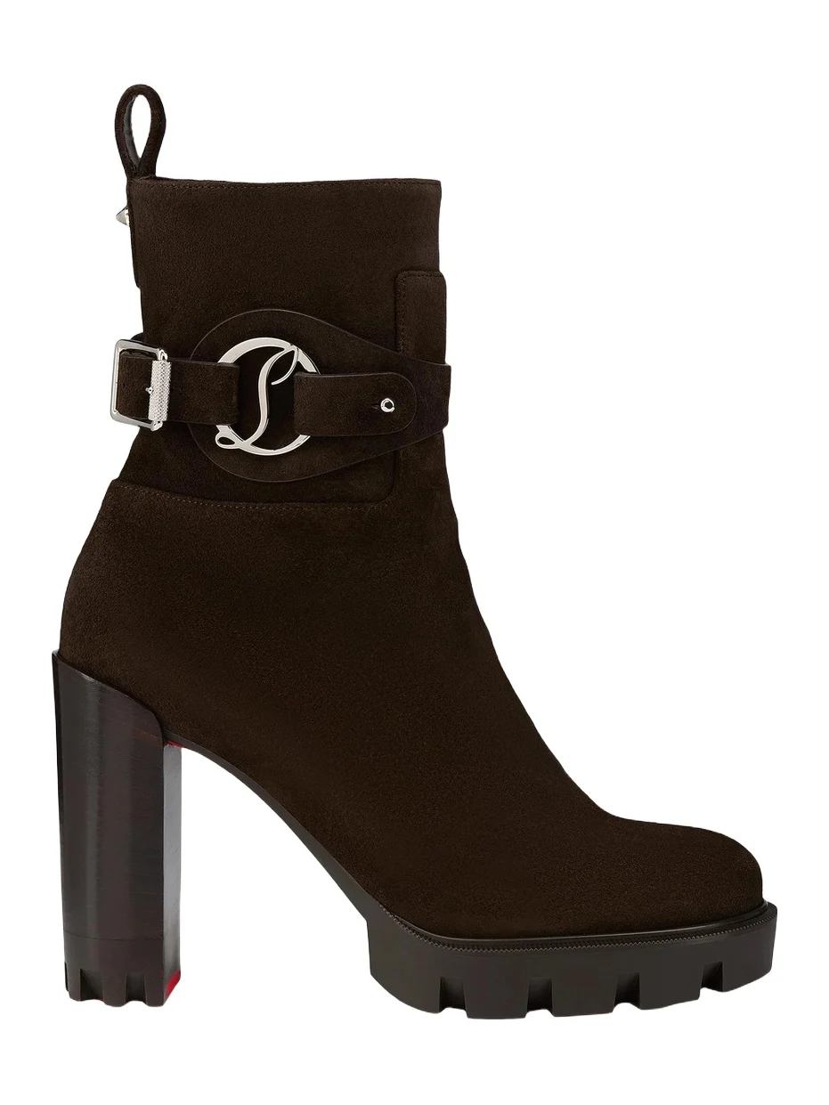Women's Dianouchette Lug 100MM Suede Booties