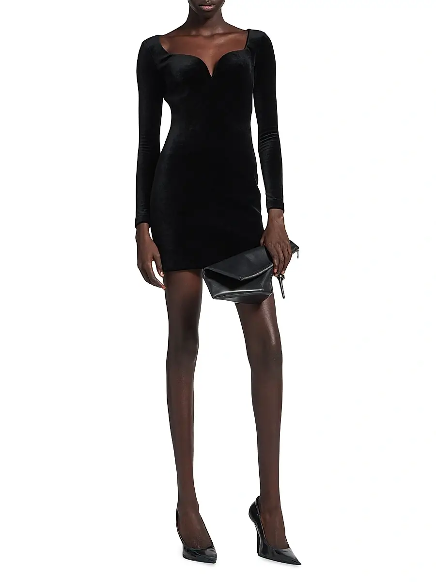 Balenciaga Women's Sweetheart Dress - Black | Thumbnail 6 Balenciaga Women's Sweetheart Dress - Black | Thumbnail 6