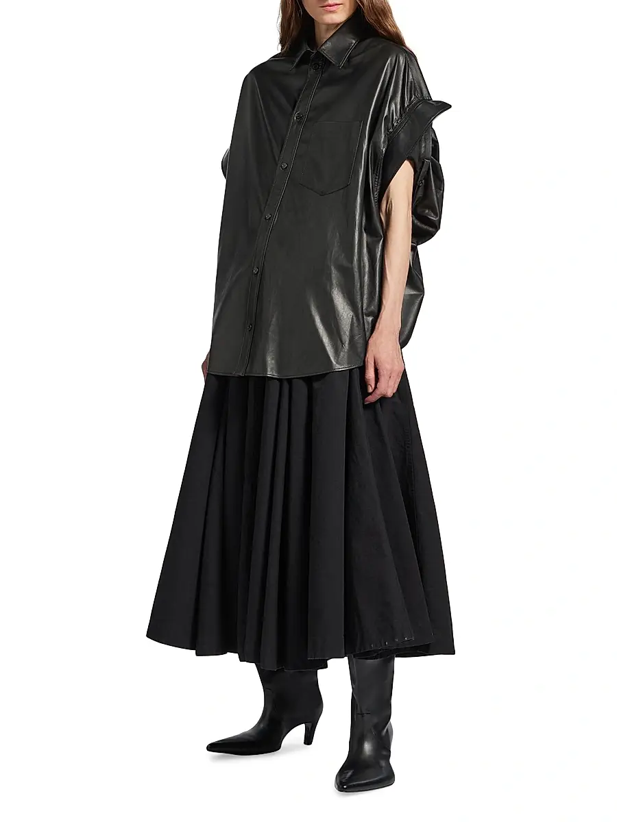 Balenciaga Women's Tucked Sleeves Shirt | Thumbnail 7 Balenciaga Women's Tucked Sleeves Shirt | Thumbnail 7