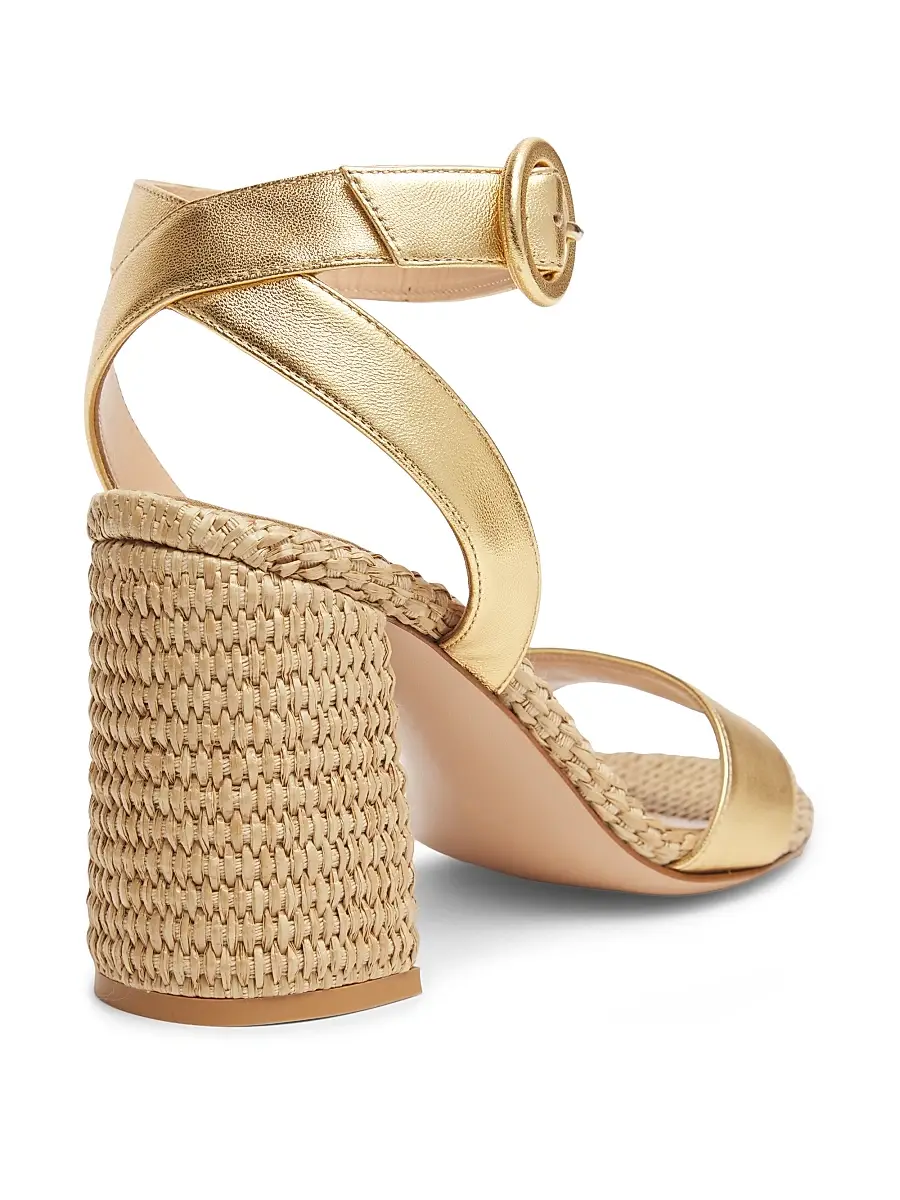 Gianvito Rossi Women's Luana 85MM Leather Sandals | Thumbnail 3 Gianvito Rossi Women's Luana 85MM Leather Sandals | Thumbnail 3