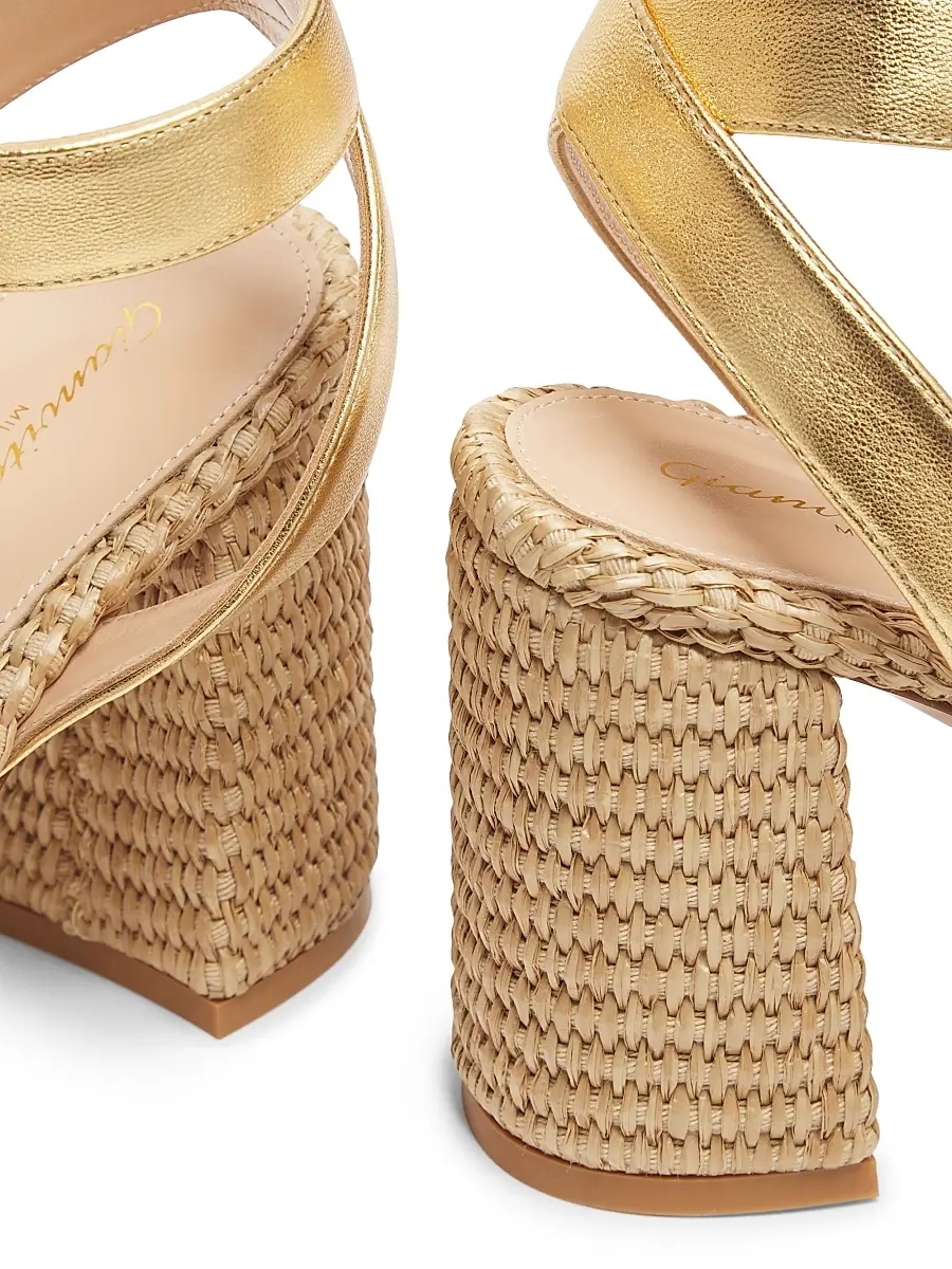 Gianvito Rossi Women's Luana 85MM Leather Sandals | Thumbnail 6 Gianvito Rossi Women's Luana 85MM Leather Sandals | Thumbnail 6