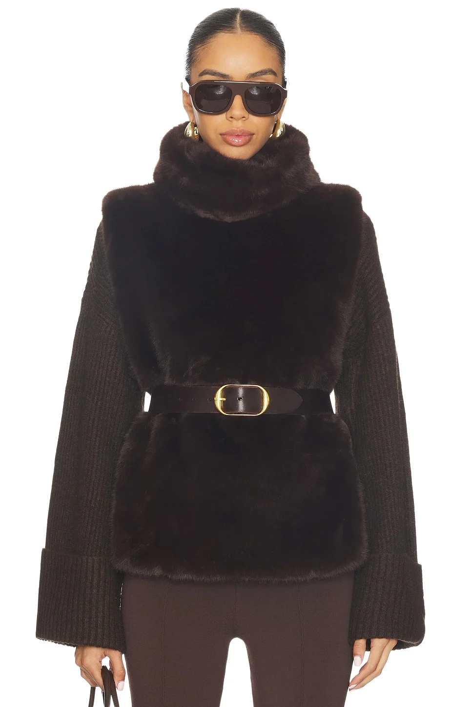 Laurelle Faux Fur Vest Laurelle Faux Fur Vest