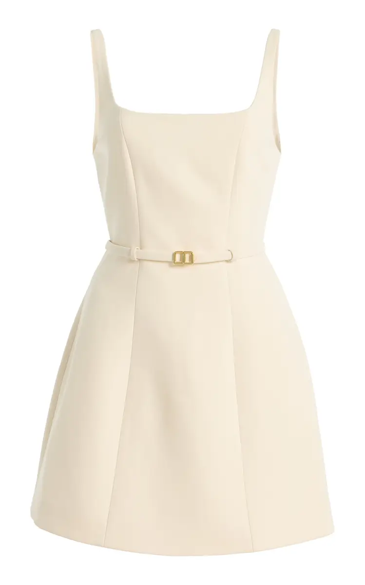 Alexis Shonda Belted Cady Mini Dress | Thumbnail 6 Alexis Shonda Belted Cady Mini Dress | Thumbnail 6