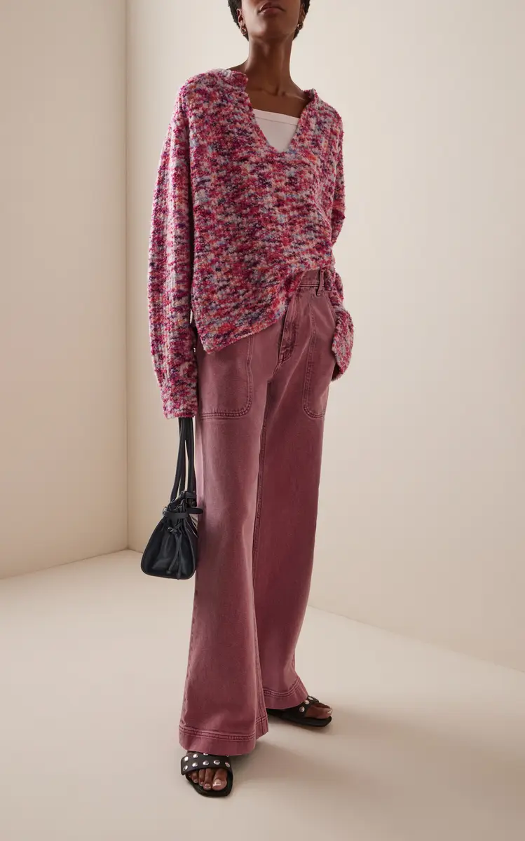 Sanderlak Split Wool-Cotton Sweater | Thumbnail 2 Sanderlak Split Wool-Cotton Sweater | Thumbnail 2