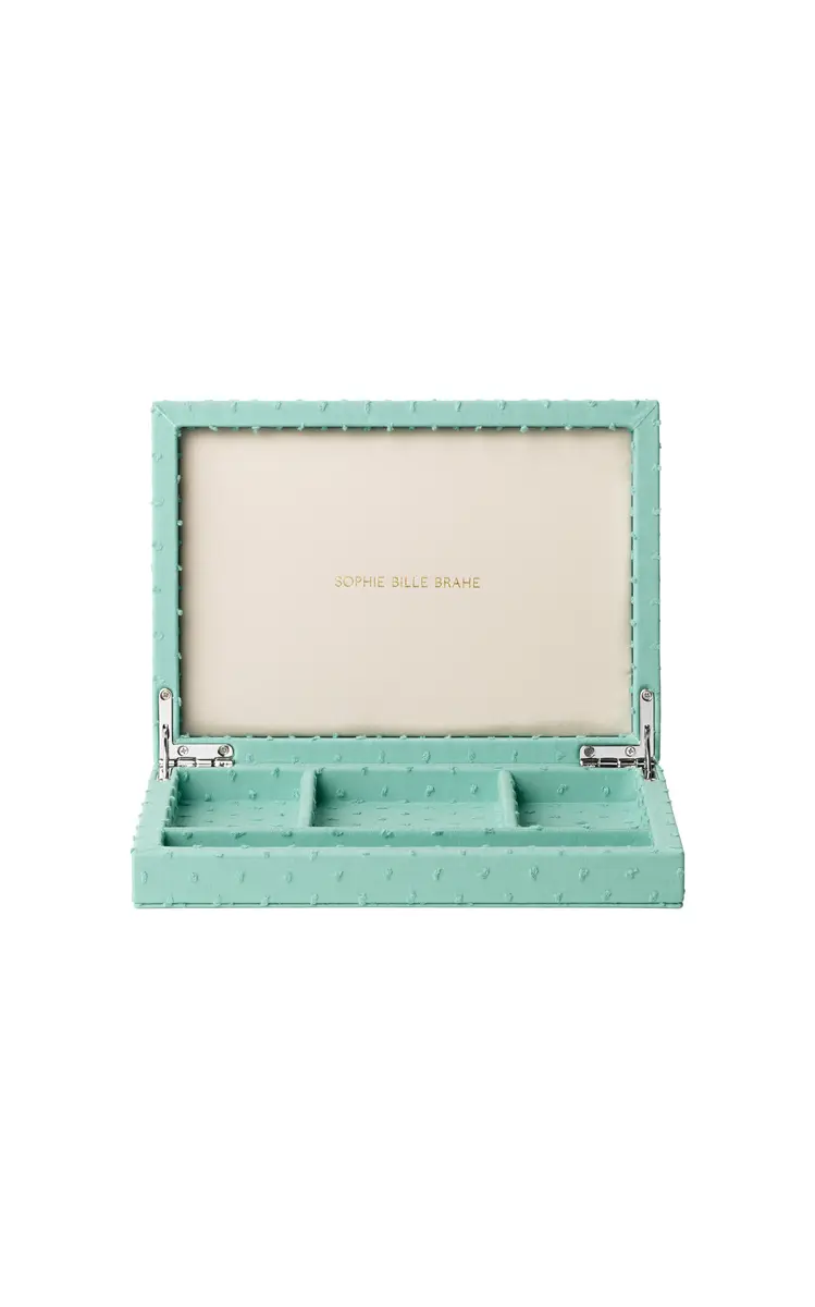 Sophie Bille Brahe Pistacchio Tresor Cotton Jewelry Box | Thumbnail 2 Sophie Bille Brahe Pistacchio Tresor Cotton Jewelry Box | Thumbnail 2