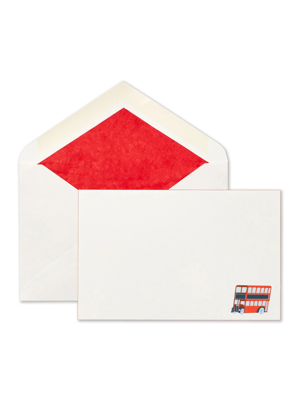 Smythson British Bus Correspondence Cards