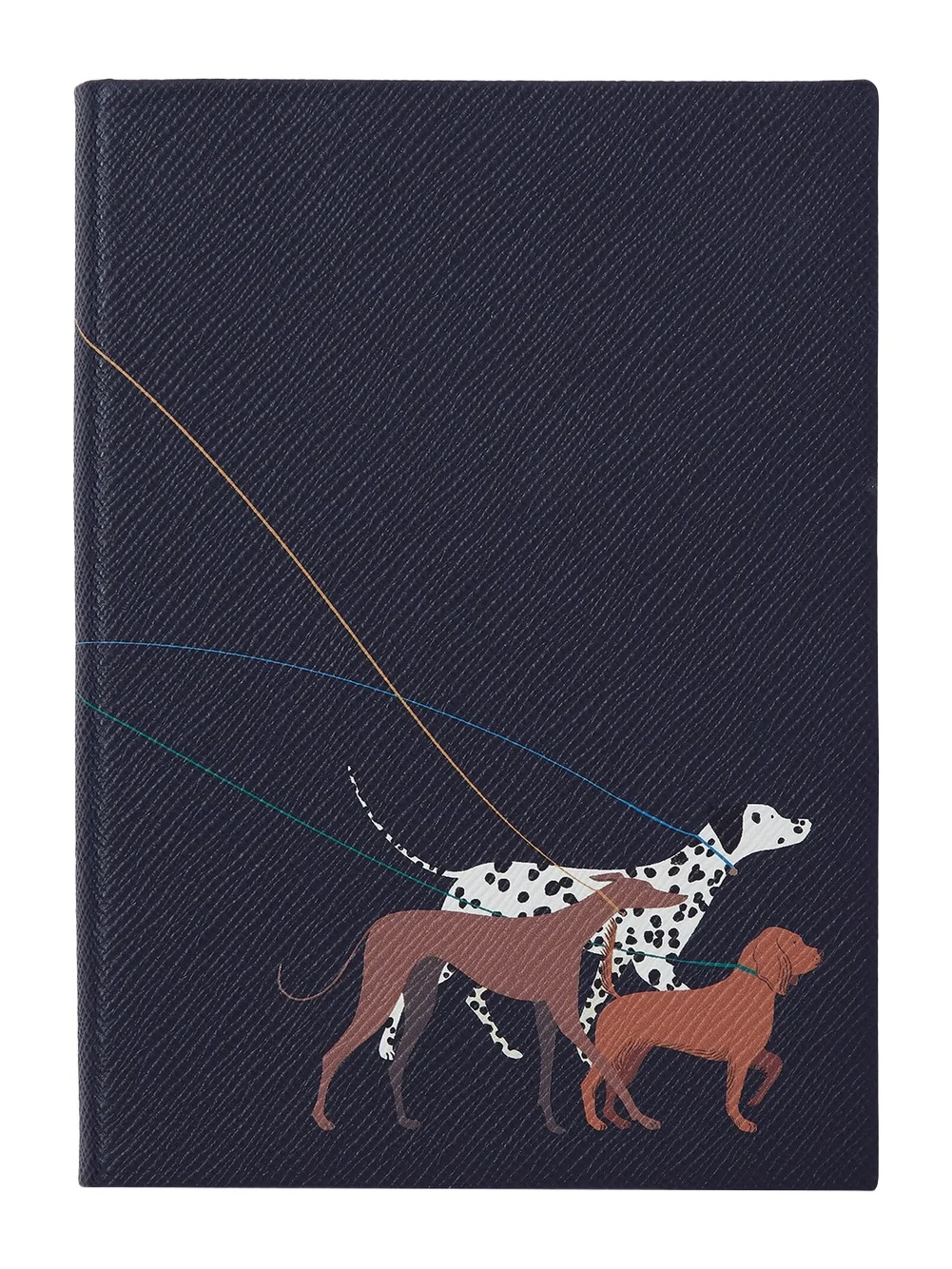 Smythson Panama Soho Dalmatian Leather Notebook